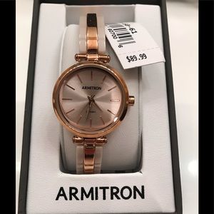 NWT Armitron Rose Gold Watch